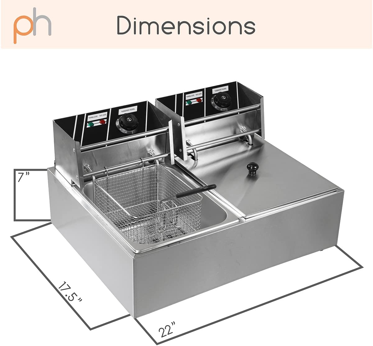 Double 8 ltr Fryer