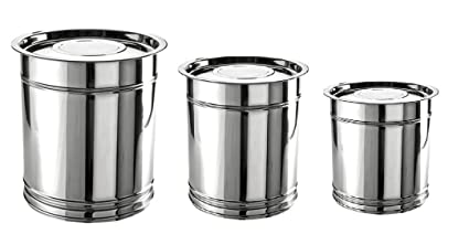 Stainless steel drums