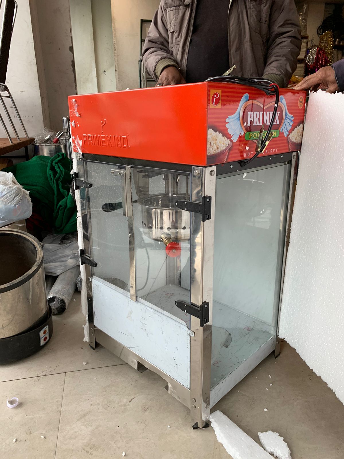 LPG/Gas Popcorn Machine